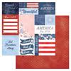 America Tags Paper - Flags And Frills - American Crafts