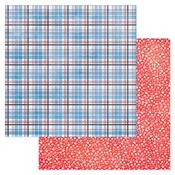 Backyard Bbq Paper - Flags And Frills - American Crafts - PRE ORDER