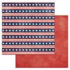 Red, White, And Blue Paper - Flags And Frills - American Crafts