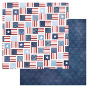 Quilted Glory Paper - Flags And Frills - American Crafts - PRE ORDER