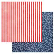 Stars And Stripes Paper - Flags And Frills - American Crafts - PRE ORDER