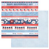 Independence Paper - Flags And Frills - American Crafts - PRE ORDER