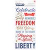 Flags And Frills Phrase Thickers - American Crafts