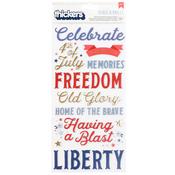 Flags And Frills Phrase Thickers - American Crafts - PRE ORDER