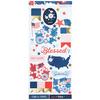 Flags And Frills Icons Sticker - American Crafts