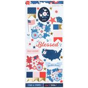 Flags And Frills Icons Sticker - American Crafts - PRE ORDER