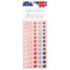 Flags And Frills Enamel Dots - American Crafts
