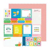 Sunny Journaling Paper - Fun In The Sun - Pebbles Inc.