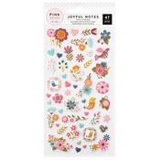 Joyful Notes Puffy Stickers - Pink Paislee