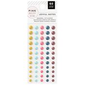 Joyful Notes Enamel Dots - Pink Paislee
