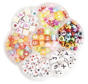 Multicolor - CousinDIY Flower-Shaped Alphabet Bead Mix