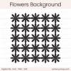 Flowers Background - Digital Cut File - ACOT