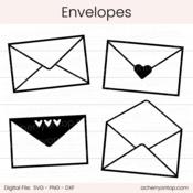 Envelopes - Digital Cut File - ACOT
