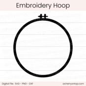 *FREE* Embroidery Hoop - Digital Cut File - ACOT