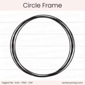 *FREE* Circle Frame - Digital Cut File - ACOT