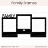 Family Frames - Digital Cut File - ACOT