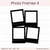 Photo Frames 4 - Digital Cut File - ACOT