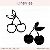 Cherries - Digital Cut File - ACOT