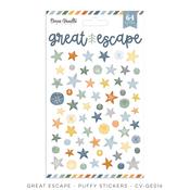 Great Escape Puffy Stickers - Cocoa Vanilla Studio