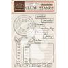 Spanish Weekly Planner - Stamperia Clear Stamps