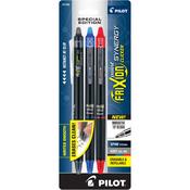 Assorted Colors - Pilot FriXion Synergy Clicker Erasable Extra Fine Pens 3/Pk