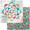 Quilted Spirograph Paper - Kaleidoscope - 49 and Market