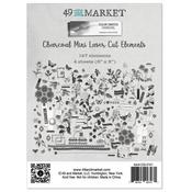 Color Swatch Charcoal Mini Laser Cut Elements - 49 and Market