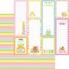 Springtime Stripe Paper - Bunny Hop - Doodlebug