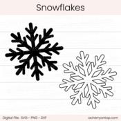 Snowflakes - Digital Cut File - ACOT