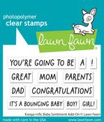 Kanga-rrific Baby Sentiment Add-on Clear Stamps - Lawn Fawn