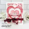 Floral Heart 3D Embossing Folder and Coordinating Die Set - Honey Bee Stamps