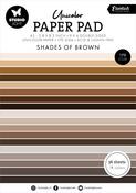 Nr. 158, Shades Of Brown - Studio Light Essentials Unicolor Paper Pad 5.8"X8.25" 36/Pkg