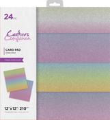 Ombre Glitter - Crafter's Companion Card Pad 12"X12"