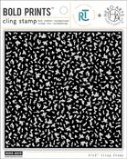 HA + RT Composition Notebook Pattern Bol - Hero Arts Cling Stamp 6"X6"