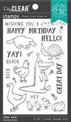 Birthday Animals - Hero Arts Clear Stamps 4"X6"