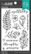 With Sympathy - Hero Arts Clear Stamps 4"X6"