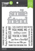 Smile Friend XL - Hero Arts Stamp & Cut