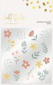 Floral Serenity - Violet Studio Acetate Stickers