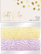 Spring Pastels - Violet Studio Twine 2/Pkg
