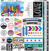 Chicago 12x12 Sticker Sheet - Reminisce