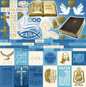 Faith 12x12 Sticker Sheet - Reminisce