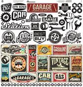 Garage Life 12x12 Sticker Sheet - Reminisce