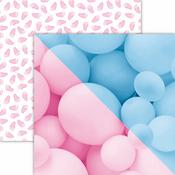 Pastel Balloons Paper - Gender Reveal - Reminisce