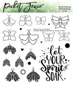 Wreath Building: Butterfly Wings Stamps - Picket Fence Studios