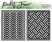 A2 Rectangles for Card Layering Set - Picket Fence Studios