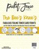 Fabulous Foiling Toner A2 Card Fronts - The Bee's Knees - Picket Fence Studios