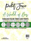 Fabulous Foiling Toner A2 Card Fronts - A World of Bees - Picket Fence Studios