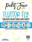 Fabulous Foiling Toner A2 Card Fronts - Flutter Fly - Picket Fence Studios