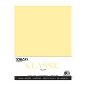 Yellow 8.5x11 Classic My Colors Cardstock Pack - Photoplay