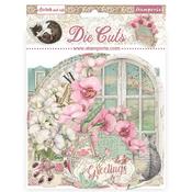 Orchids and Cats Assorted Die Cuts - Stamperia